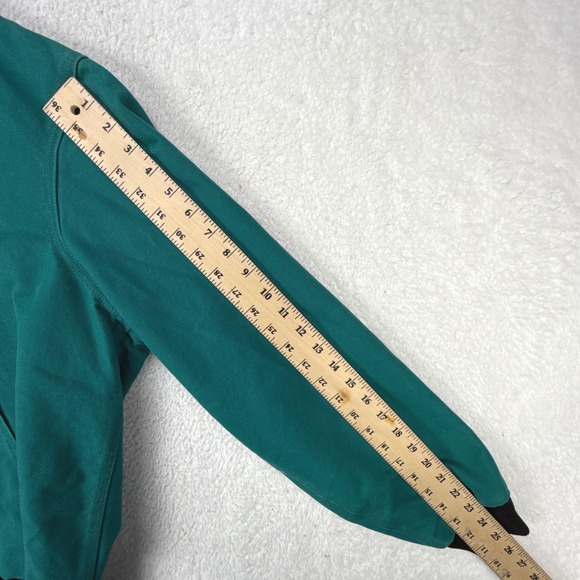 Carhartt Duck Active Jacket Thermal Lined Mens Medium JR132 J03 AQU Aqua Blue - Picture 7 of 15